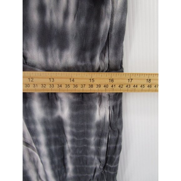 Cloth & Stone Romper Medium Tie Dye Wrap Belted Waist Tie Knit Preppy - Picture 6 of 13